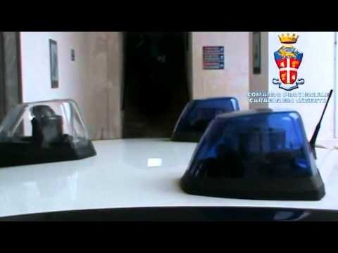 Capua (CE) - Furti in cimiteri e aziende: sgominata banda italo-rumena -1- (20.03.15)