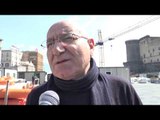 Napoli - La protesta al cantiere della stazione di Piazza Municipio (18.03.15)