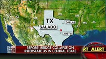 1 dead, 3 injured in bridge collapse on I-35 in Salado, Texas