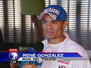 “Tiquito” Vásquez: “No me faltarán el respeto en Costa Rica”