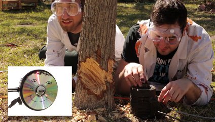 CD Shattering at 170,000FPS! - The Slow Mo Guys