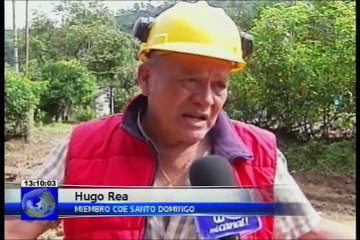 80 personas evacuadas en Alluriquín por los deslizamientos de tierra