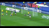 Goal Varane - France 1-0 Brazil - 26-03-2015 Friendly Match