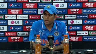 'Tough one for us' - Dhoni