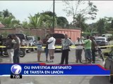 En menos de un mes dos taxistas han sido asesinados en Limón