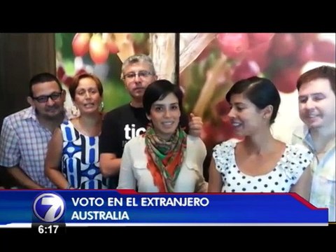 Ticos alrededor del mundo emiten su voto