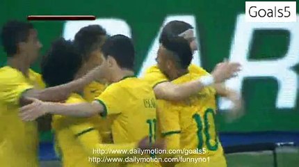Neymar Goal France 1 - 2 Brazil Friendly Match 26-3-2015