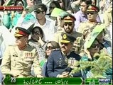 ‫شکریہ جنرل راحیل صاحب آج پریڈ دیکھ کر سینہ فخر
