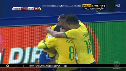 Neymar 1:2 | France - Brazil 26.03.2015 HD