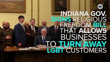 Indiana's Governor Signs Fiercely Anti-LGBT Law