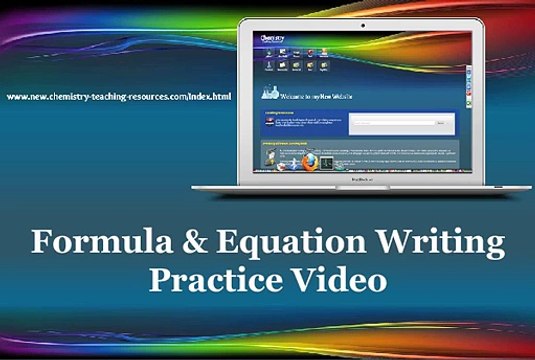 Writing Chemical Equations - Charcoal Potassium Nitrate