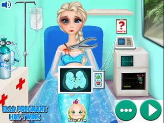Frozen Elsa Pregnant Twins