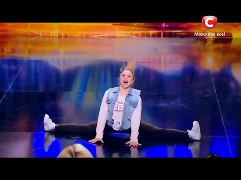 Ukrainian girl raps the part of Eminem's Rap God on Ukraine’s got talent