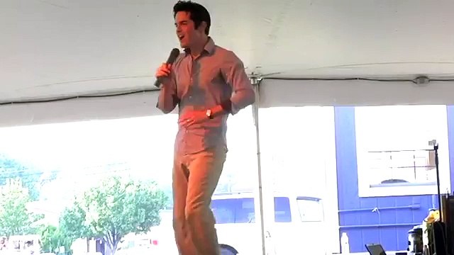 Dean Z sings ROCK A HULA at Elvis Week 2008 video