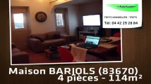 A vendre - Maison/Villa - BARJOLS (83670) - 4 pièces - 114m²