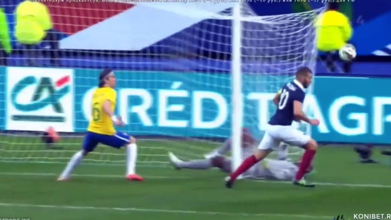 Brazil vs France 2015 Highlights All Goals 3-1 [ English HD ]