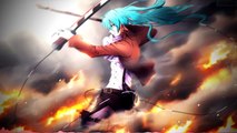 Attack on Titan (Armored Titan Theme) ft. Hatsune Miku [ dj-Jo Remix ] Lyrics Ver