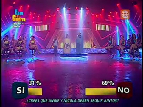 EEG: Nicola Porcella y Angie Arizaga protagonizan fuerte discusión