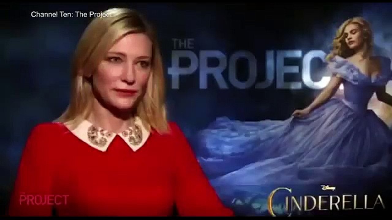 Cate Blanchett loses her patience in awkward Cinderella interview