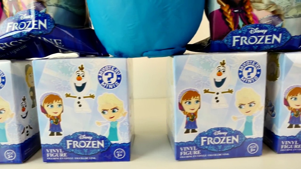 FROZEN Pocket Pops Mystery Minis Blind Box and Blind Bag Opening Play Doh Disney Frozen Surprise Egg