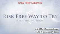 Grow Taller Dynamics Download the System Without Risk - access instantly