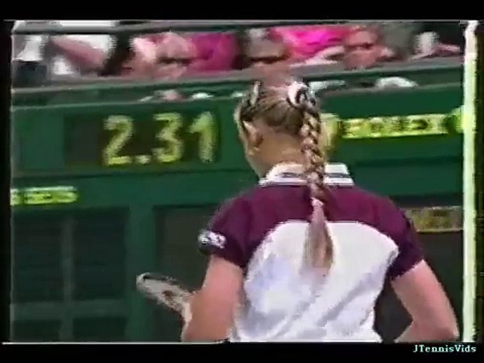 Jelena Dokic vs Martina Hingis 1999 Wimbledon Highlights