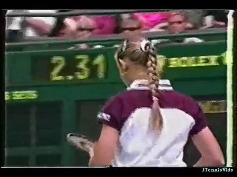 Jelena Dokic vs Martina Hingis 1999 Wimbledon Highlights