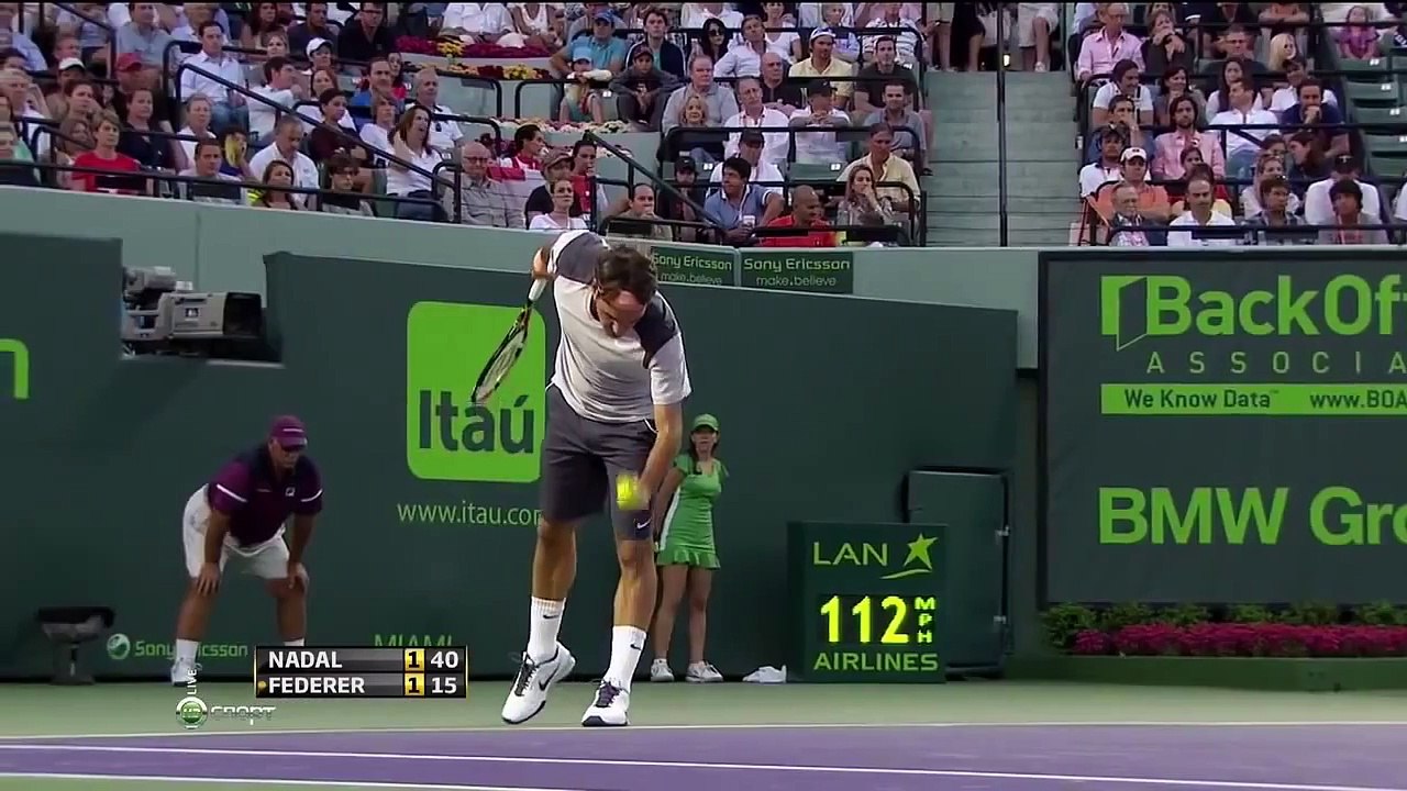 Rafael Nadal Vs Roger Federer SF Miami 2011 (Highlights HD)