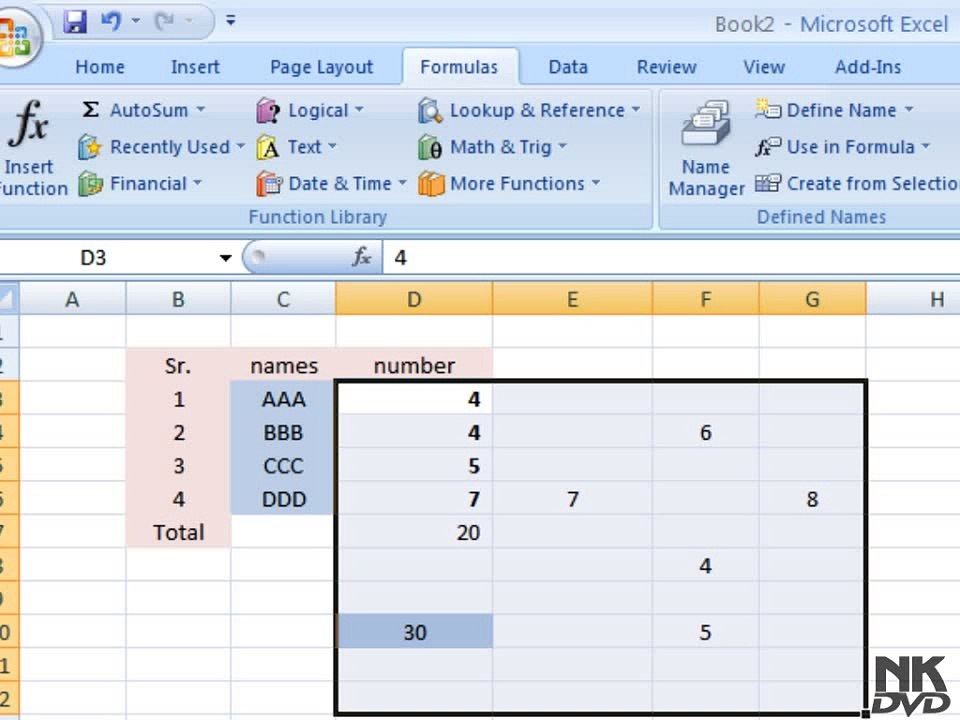 Lesson # 75 The Show Formulas (Microsoft Office Excel 2007_ 2010 Tutorial)