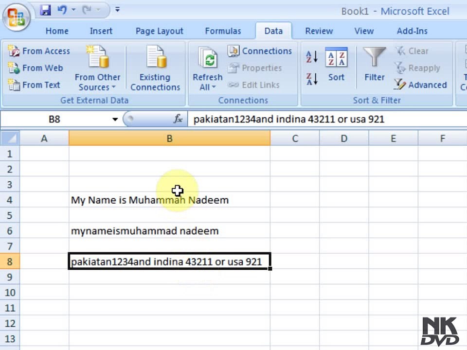 Lesson # 77 The Text To Columns (Microsoft Office Excel 2007_ 2010 Tutorial)