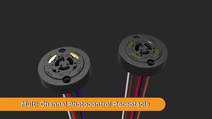 TE Connectivity Multi-Channel Photocontrol Receptacle