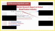 2015 Market Research Report on Global Blood Product Industry