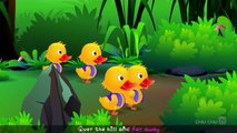 Five Little Ducks Nursery Rhyme With Lyrics - Cartoon Animation Rhymes & Songs for Children (HD)