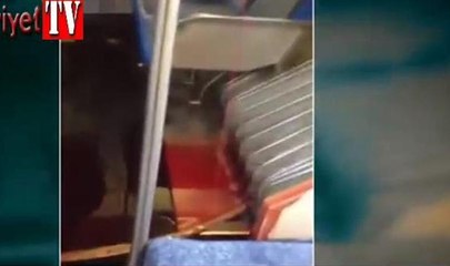 Korku filmlerini aratmayan otobüs arızası