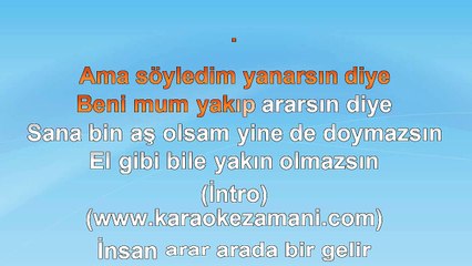 Ali Dereli - Mum - Alaturka Versiyon - (2012) TÜRKÇE KARAOKE