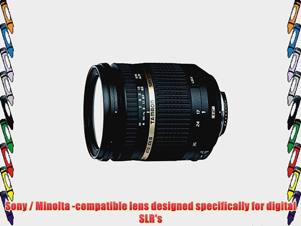 Tamron AF 17-50mm F/2.8 XR Di-II LD SP Aspherical (IF) Zoom Lens for Konica Minolta and Sony