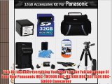 32GB Kit For Panasonic HDC-TM700K HDC-HS700K HDC-SDT750K HDC-SD600 Camcorder Includes 32GB