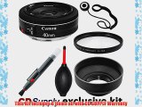 Canon EF 40mm f/2.8 STM Ultra-Slim Pancake Lens for Canon Digital SLR Cameras includes 5pc