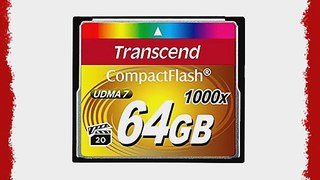 Transcend Information 64GB Compact flash Card - TS64GCF1000 (160/120 MB/s)