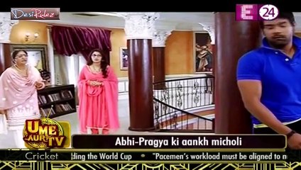 Abhi-Pragya Ki Aankh Micholi ..!! 'Kumkum Bhagya' 27th March 2015