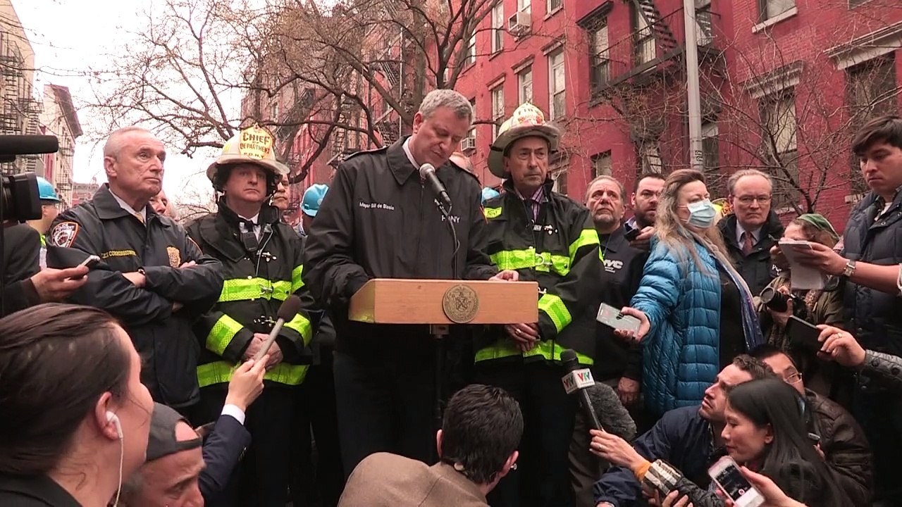 19 Verletzte nach Einsturz von Häusern in New York