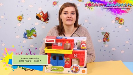 / REMIZA STRAŻACKA - LITTLE PEOPLE - FISHER-PRICE - BGC67 - RECENZJA