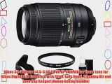 Nikon 55-300mm f/4.5-5.6G ED VR AF-S DX Nikkor Zoom Lens for Nikon Digital SLR Camera's with