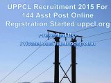 UPPCL Recruitment 2015 For 144 Asst Post Online Registration Started uppcl.org