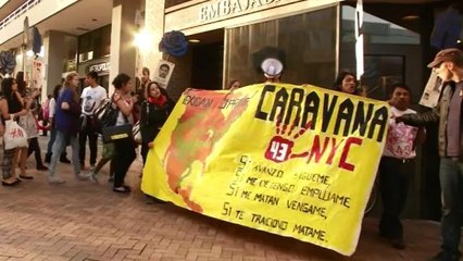 Una marcha en Washington para recordar a los 43 desaparecidos de Ayotzinapa