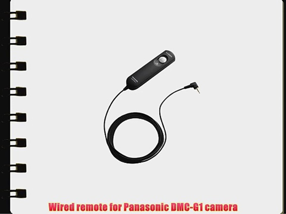 Panasonic DMW-RSL1 Remote Shutter Release for Panasonic DSLR and FZ50