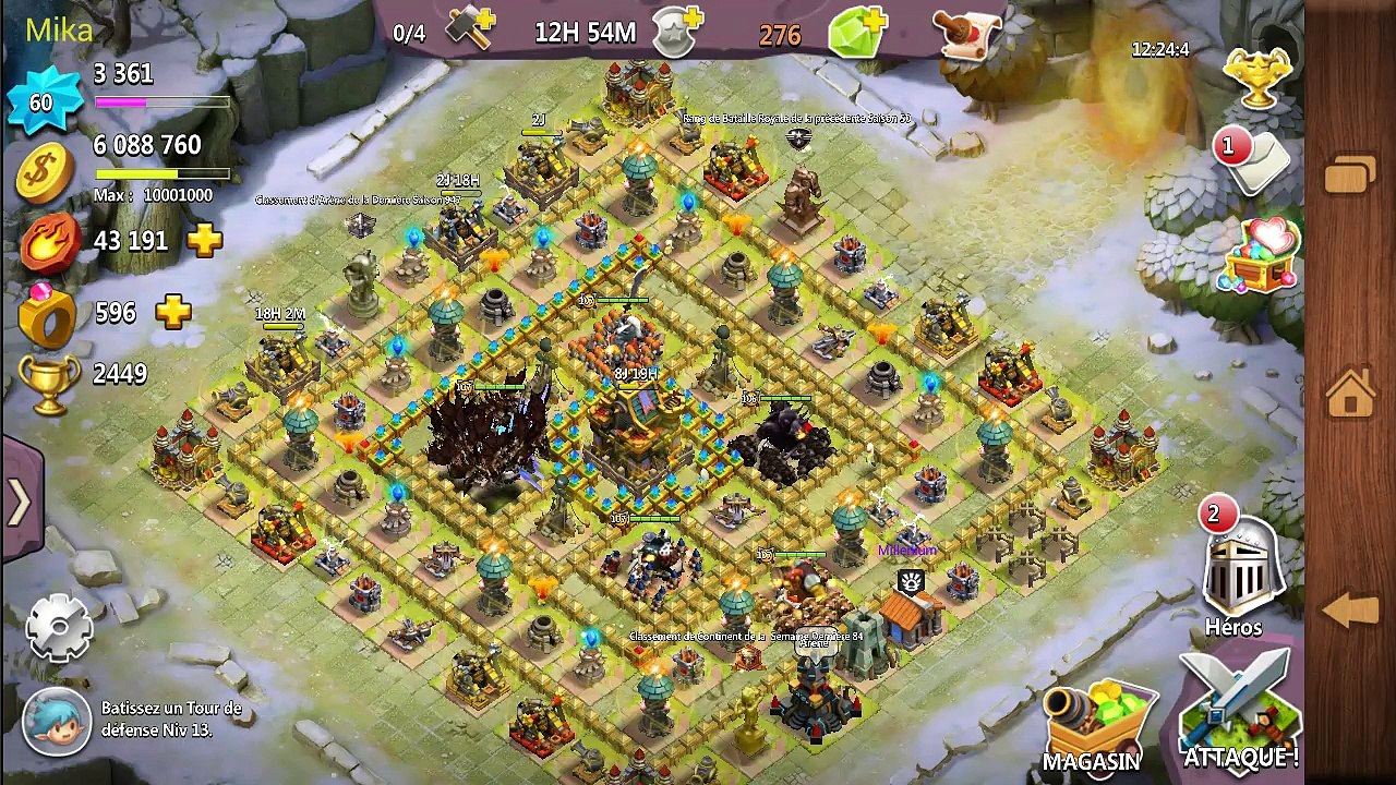 Problème de fusion de héros sur Clash of Lords 2