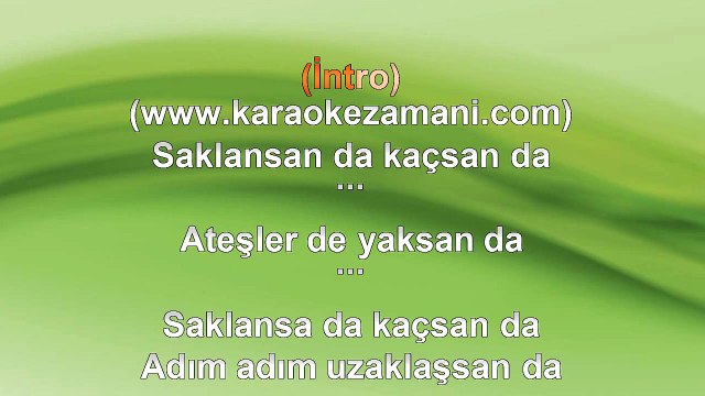 Alişan - Allah Allah - 2007 TÜRKÇE KARAOKE