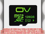 CoolEStore OV 128GB Class 10 Micro SD CARD SDXC TF HIGH PERFORMANCE Flash Memory Card UHS-1