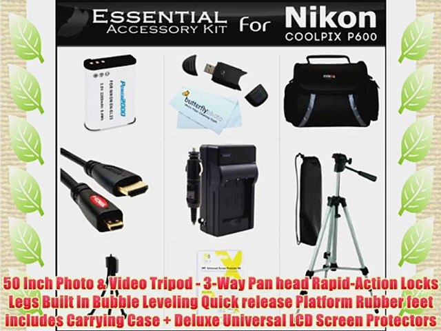 Essential Accessories Kit For Nikon COOLPIX P900 P610 P600 16.1 MP Wi-Fi  Digital Camera Includes - video Dailymotion